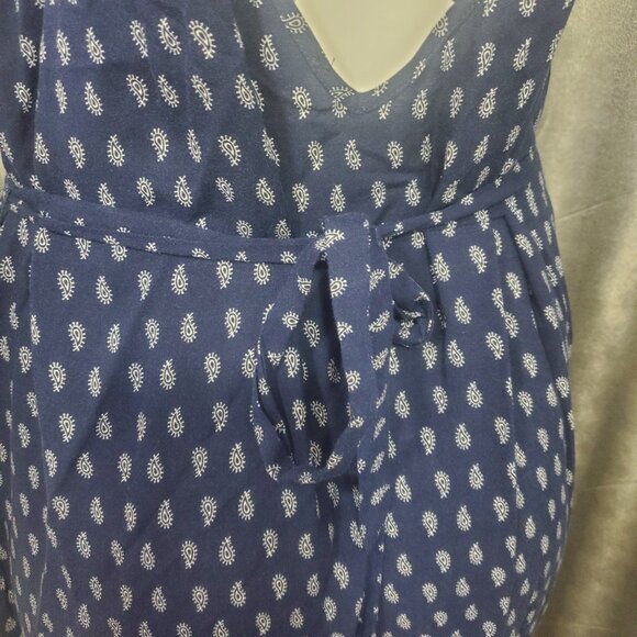 LuLu's Coveted Curated Collected Boho Paisley Low Back Maxi Dress Size M - Picture 11 of 16